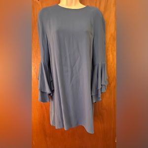 Alexie Mini Shealth with Long Tiered Sleeves Dress